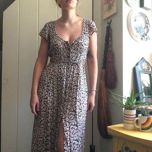 Floral Maxi Dress - Size S